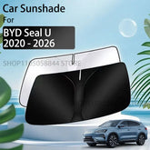 For BYD Seal U DM i Accessories 2025 BYD Song Plus EV Sealion 6 2020 - 2026 Front Windshield Window Sunshade Sun Visor Protector